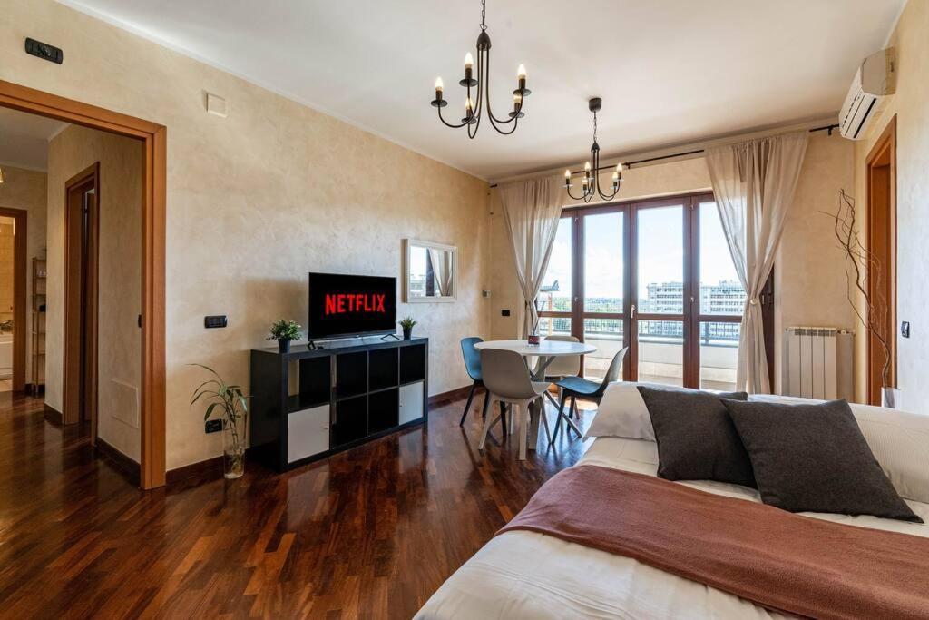 Perugino'S Peaceful Sky Terrace Apartment ปอนเต กาเลเรีย ภายนอก รูปภาพ